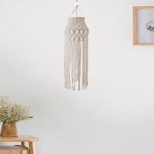 Boho Lampenschirm, Makramee