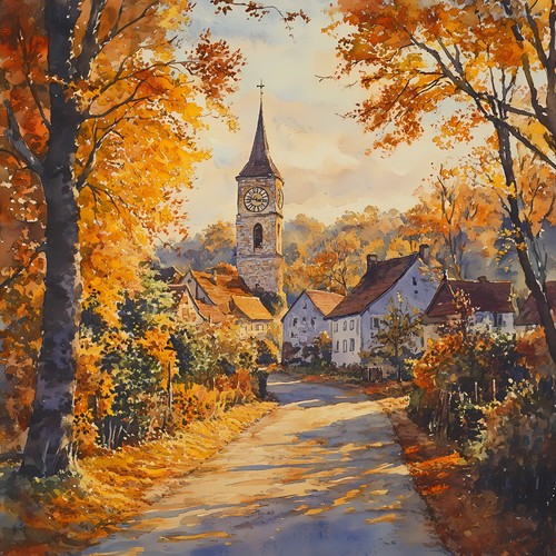 Deko bild dorf - bild,
