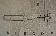 Aufzugwelle  Armbanduhr Taschenuhr FLUME RONDA DCN vintage winding stem Repair