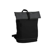 Daniel Ray Rolltop-Rucksack Hampton - Moderner PU-Rollrucksack mit Laptopfach