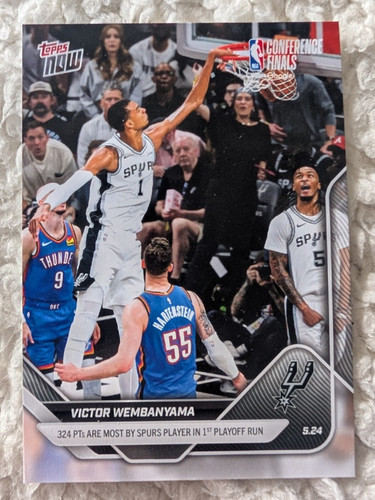 Nba topps now 2025 victor - topps, 2025-26