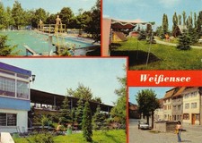 AK WEIßENSEE (KR. SÖMMERDA) - SCHWIMMBAD - CAMPINGPLATZ - CAFE - MARKT UNGEL!