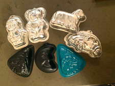 7 kleine Kuchen/Gebäckformen