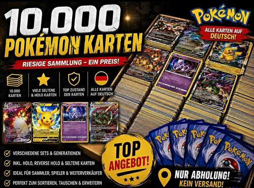 Pokemon karten sammlung 10000 - sammlung,