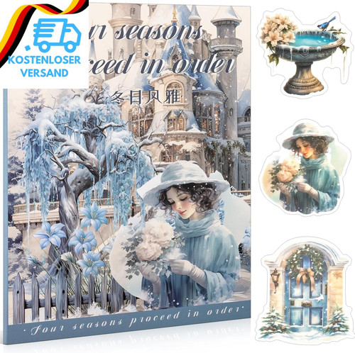 Winter sticker set bögen - sticker,