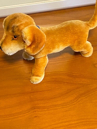 Steiff dackel hund - steiff, "bazi"