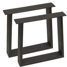 Tischbeine Tischkufen Tischgestell Schwarz Metall Tischuntergestell Trapez X T