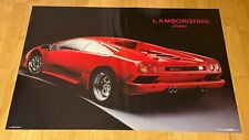 Poster Lamborghini 68x99 Cm Vintage Druck Kunst Diablo