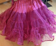 Malco Modes Petticoat 565 berry Organza ~NEU~ verstellb. Bund Squaredance