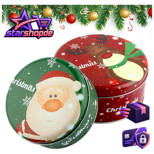Weihnachten keksdose 2er - weihnachten, keksdose,