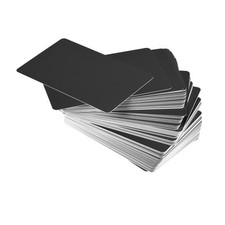Blanko-PVC-Karten,schwarze
