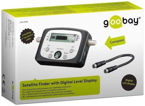 Digitaler sat finder lcd - digitaler,