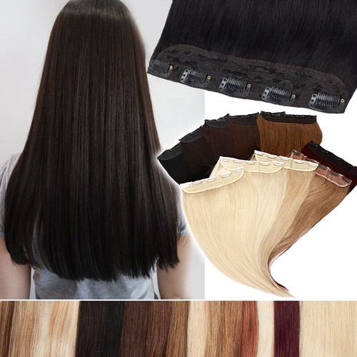 Clip human hair extensions - human,