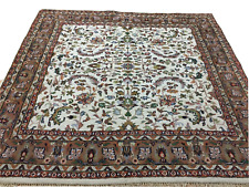 Schöne quadratische Teppich Handgeknüpft  Beige Durchgemustert 200X200 N 206066