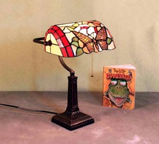 Tiffanylampe Tisch Büro Lese Tiffany Lampe Bürolampe Tischlampe GN164GE