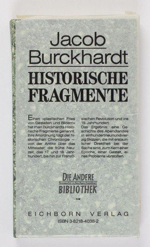 Historische fragmente die - fragmente.,