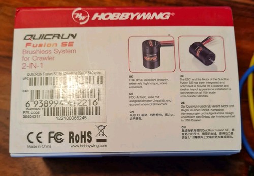 Hobbywing quicrun fusion - hobbywing,