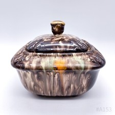 Art Deco Pottery Lidded Jar