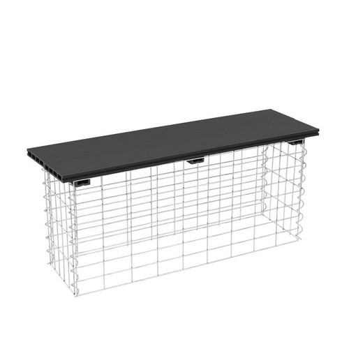 Gabionenbank wpc gabionen - gabionenbank,