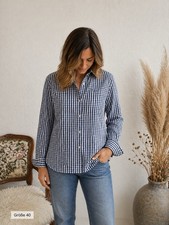 Kariertes Hemd Bluse Shirt