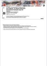 Sammler Used Ticket SC