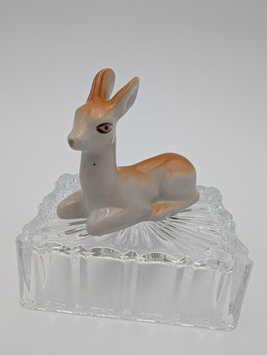 Porzellanfigur hirsch polonne - hirsch,