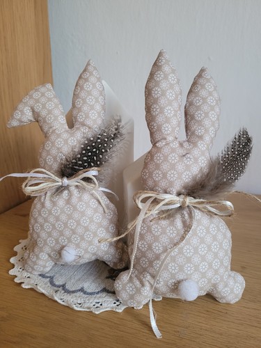 Deko hasen aus stoff - 2,