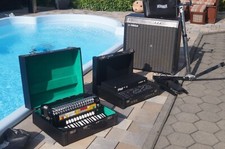 Super Akkordeon Hohner Atlantic IV N Deluxe vox 4 +Stativ,Soundmodul +Bass Box