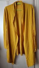 Damen ... Long-Cardigan ...curry... Gr. 38 ... Neu....