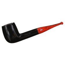 Chacom Pfeife Diablo 944, schwarz - rot, glatt, Hochglanz, 9mm Filter