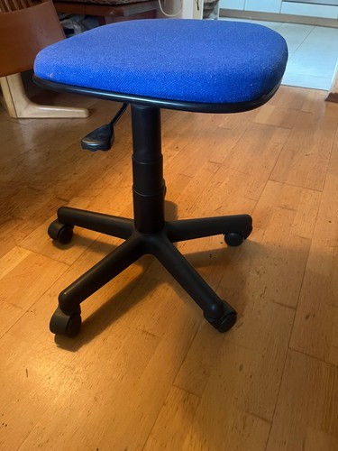 Drehhocker azurblau - drehhocker,,
