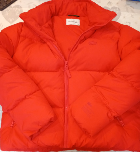 Lacoste damen daunenjacke rot - daunenjacke,