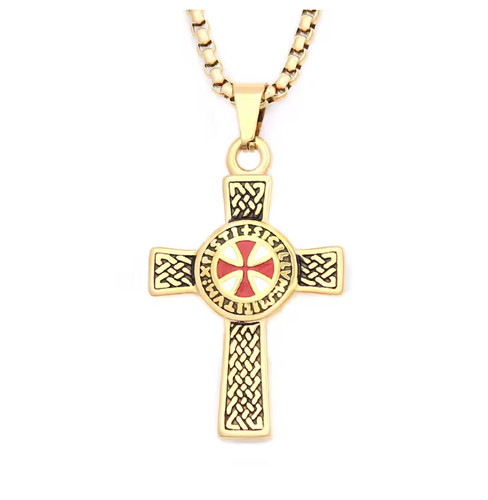 Templer kreuz halskette - templer,