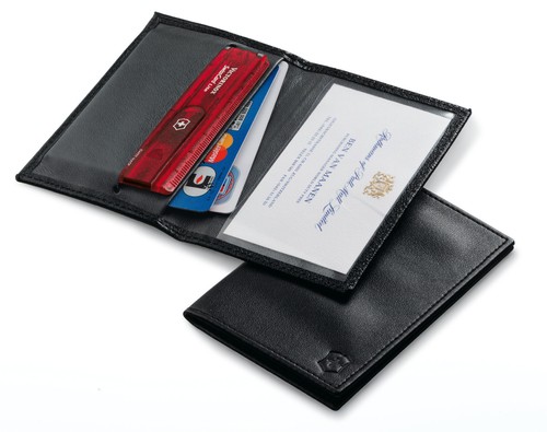 Victorinox lederetui schwarz - victorinox,
