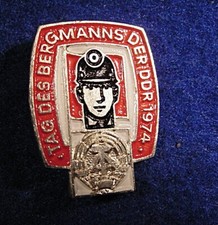 06 071 DDR Abzeichen Tag des Bergmanns 1974