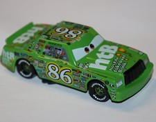 Disney Pixar Cars Chick Hicks 86 Der Böse Gegner Lightning Metall 1/55 Vitrine