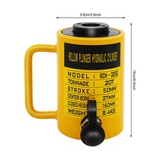 20 Ton Hub 50mm Hohlzylinder