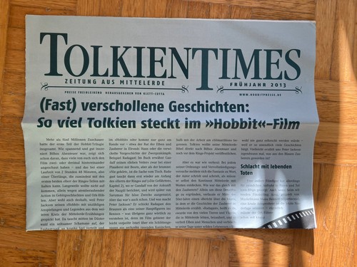 Tolkien times vom frühjahr - tolkien,