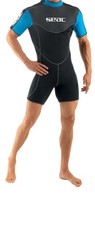 Neoprenanzug Sense Shorty kurze Ärmel - Herren - SEAC (Blau) Größe S