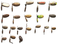 20 alte Spinner MEPPS DAM Größe 2-5,  5 bis 12g zum neu beringen o. Ersatzteile