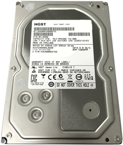 Hgst ultrastar 7k4000 4tb - hgst,