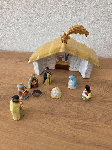 Vintage weihnachtskrippe aus - weihnachtskrippe,