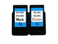 1er/2er Set Druckerpatronen passend für Canon PG-540XL CL-541XL  PG560XL CL561XL