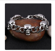 Armband Totenkopf  Biker-Schmuck Totenkopf-Schmuck