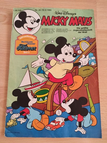 Micky maus heft 40 - nr., aus