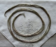 10-REIHIGES SILBERNES COLLIER