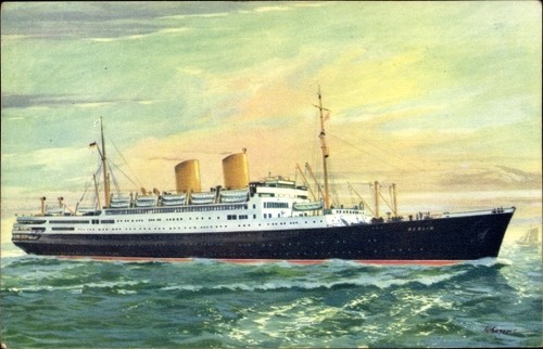 Künstler passagierschiff - ak,