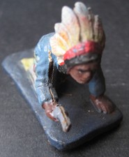  * Indianer - Austria/Elastolin/Plastinol/Lineol/Massefigur - ca. 1950 *