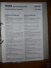 Service Manual Saba Ultracolor