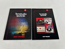 2x EMT Tonstudio Technik Kataloge / Folders 